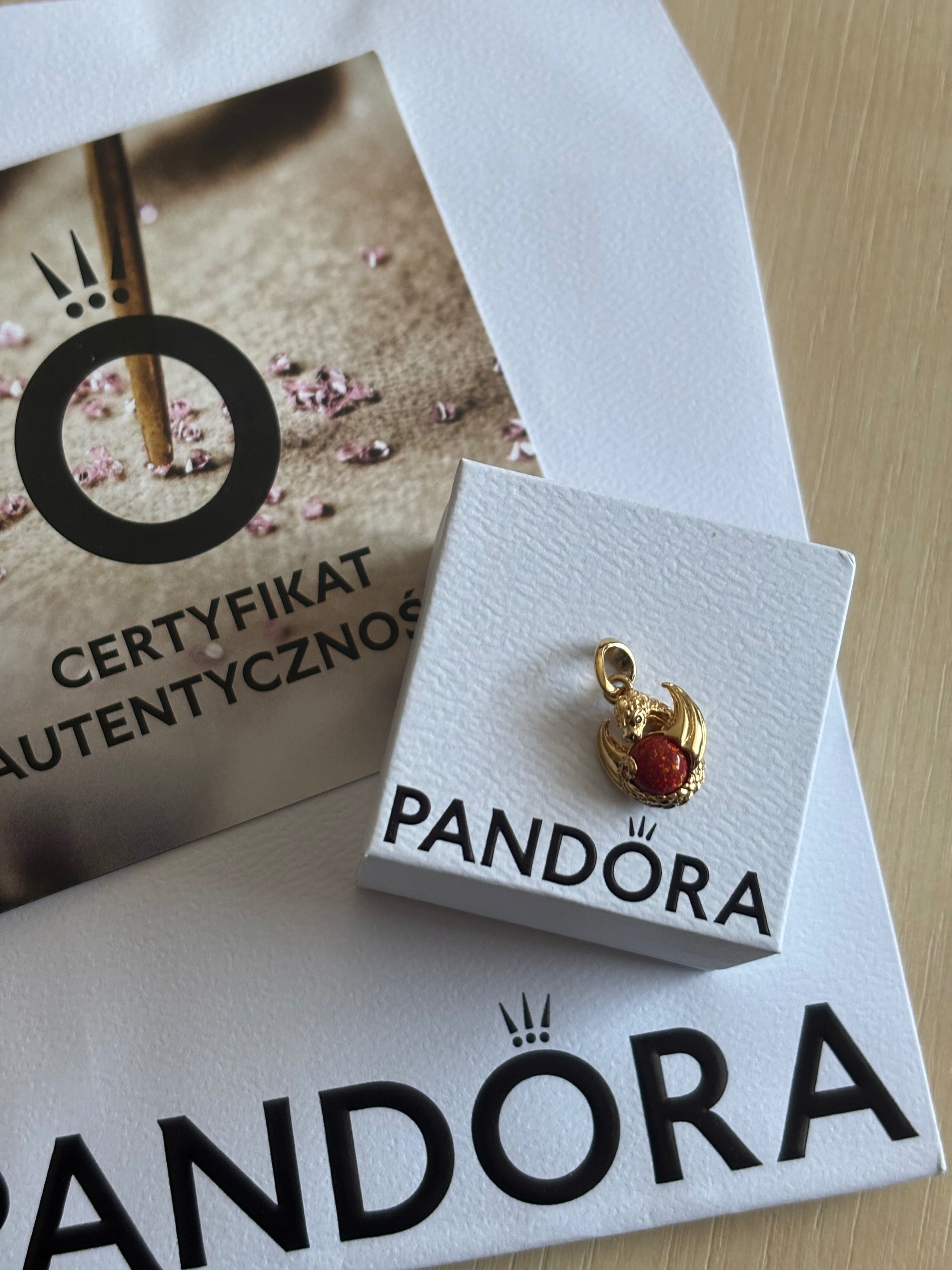 Pandora Gra o tron nowy oryginalny charms smok