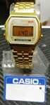 Relógio Casio Dourado A159W - Novo sem uso