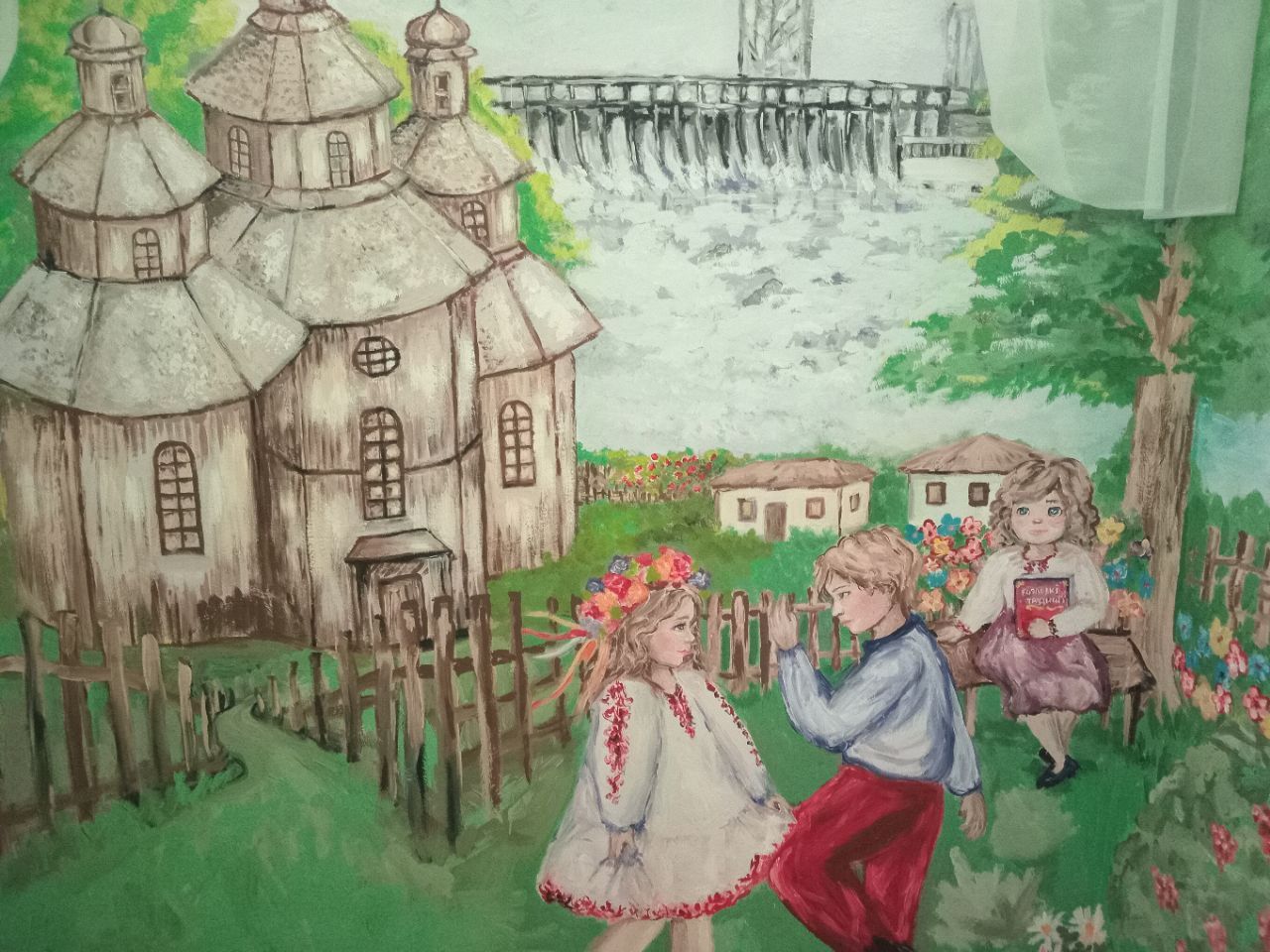 Рисунки на стенах