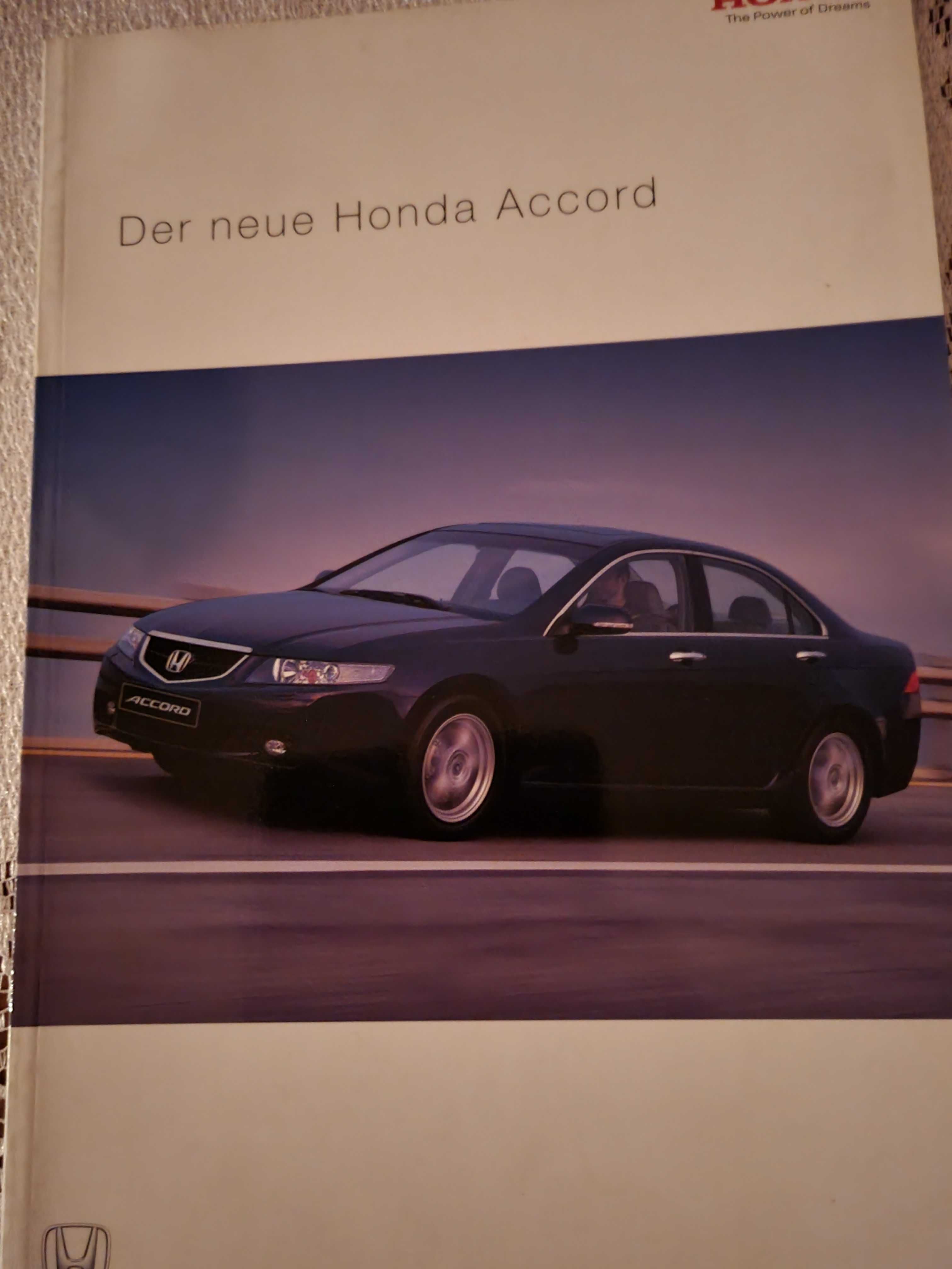 Prospekt Honda Accord 2003 r