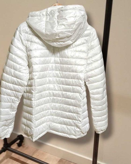 Белая пуховая куртка The North Face Gore-Tex, р. L/XL