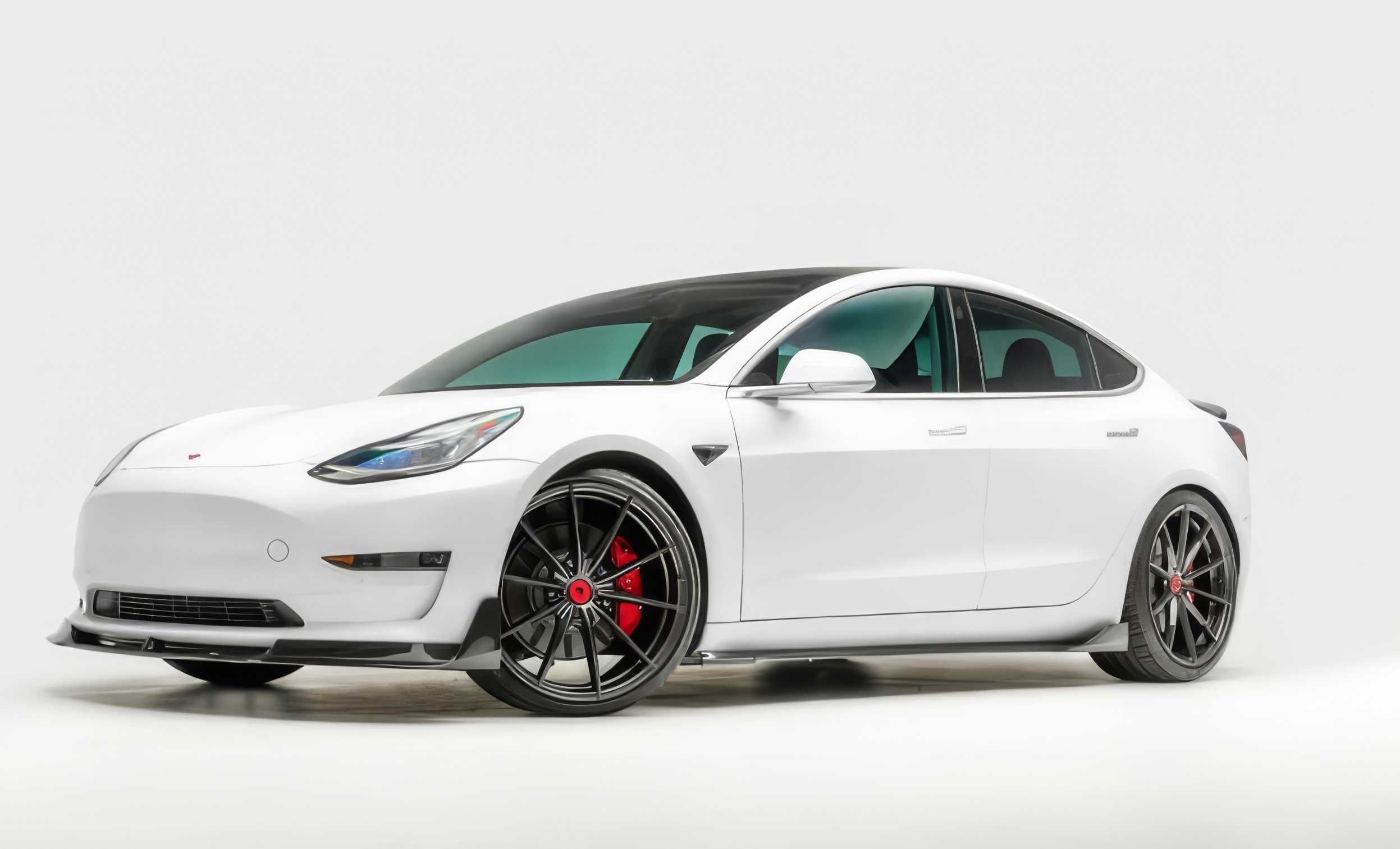 Карбонові обвіси для Tesla Model 3 (carbon fiber, street, капот)
