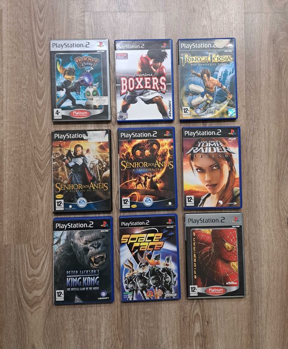 Vários jogos PS2