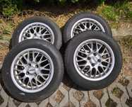 Felgi aluminiowe 14 cali z oponami