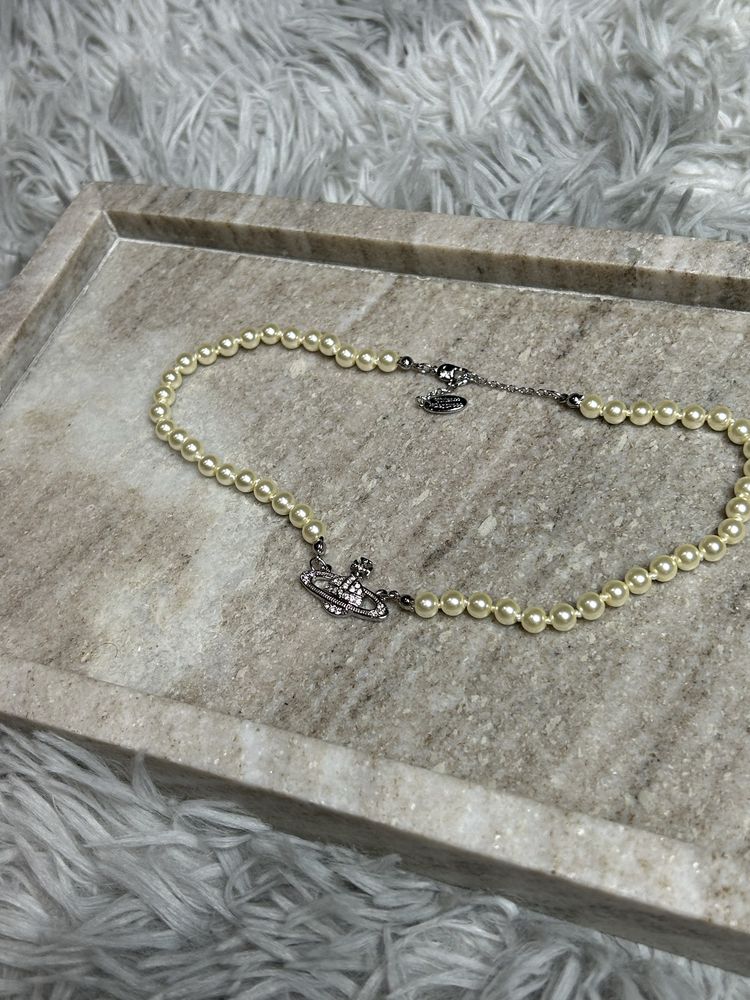 Vivienne Westwood Pearl Necklace бусы подвеска намисто підвіска