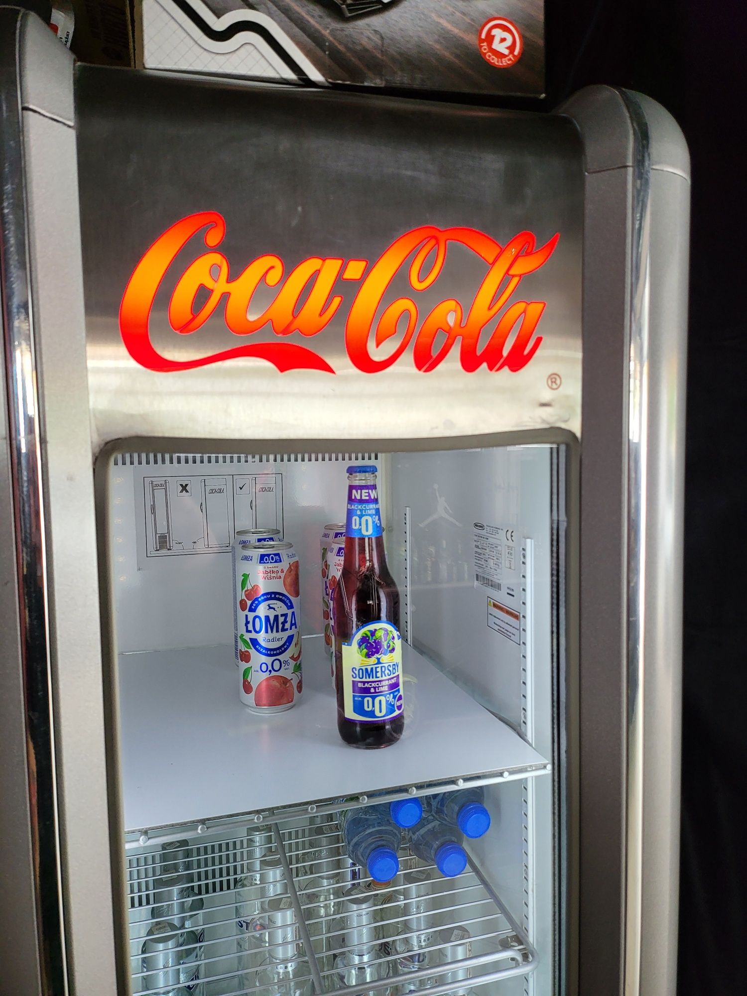 Lodówka,chłodziarka coca-cola led mocna