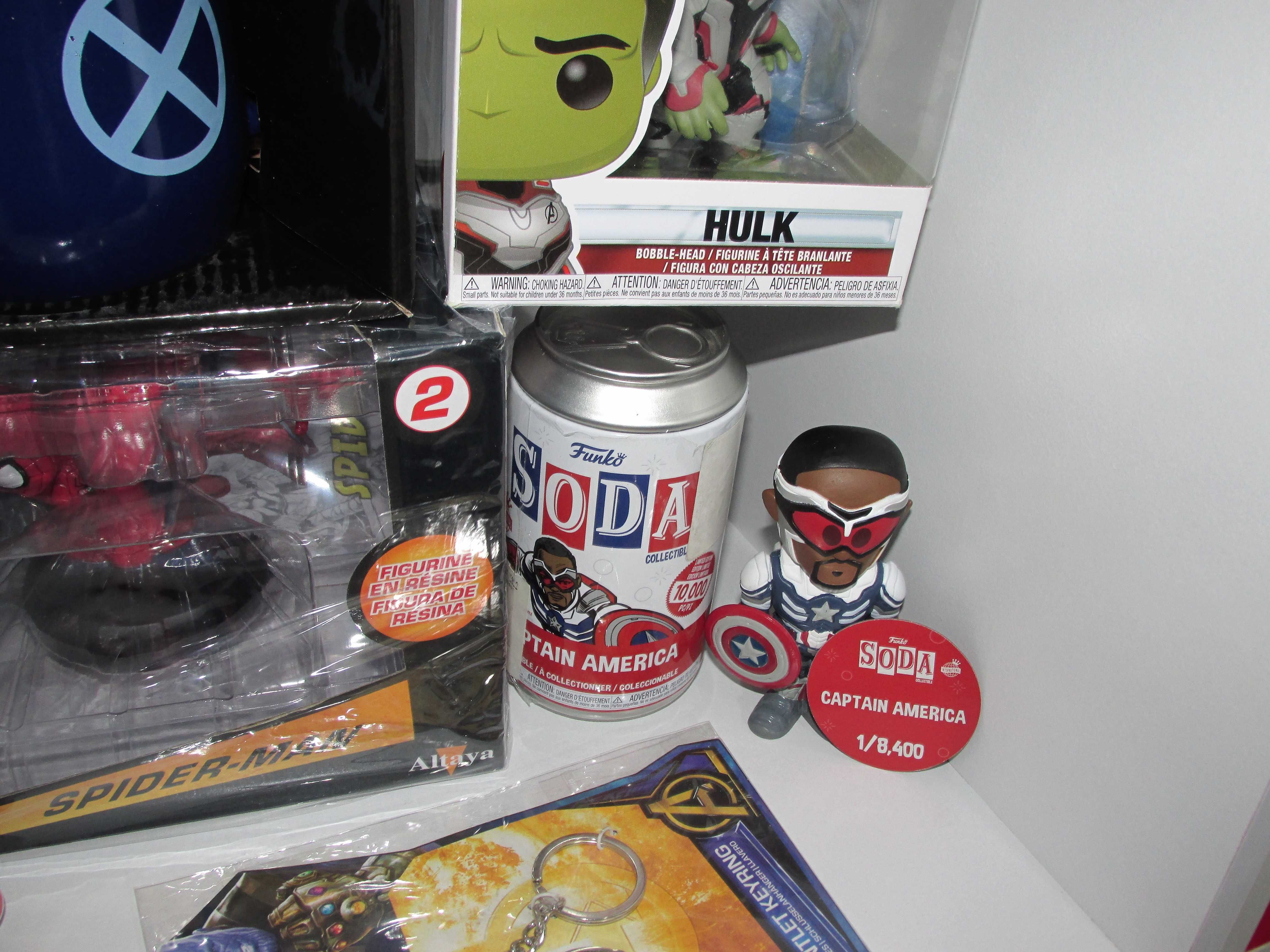 Pack Marvel with Hulk, Spider-Man, Captain America