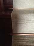 Passadeira de sisal.