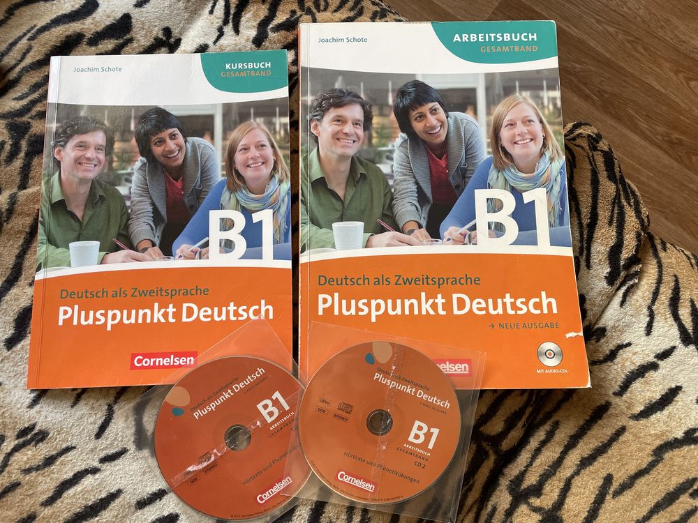 Підручник з німецької Puspunkt Deutch B1: Kursbuch + Arbeitsbuch