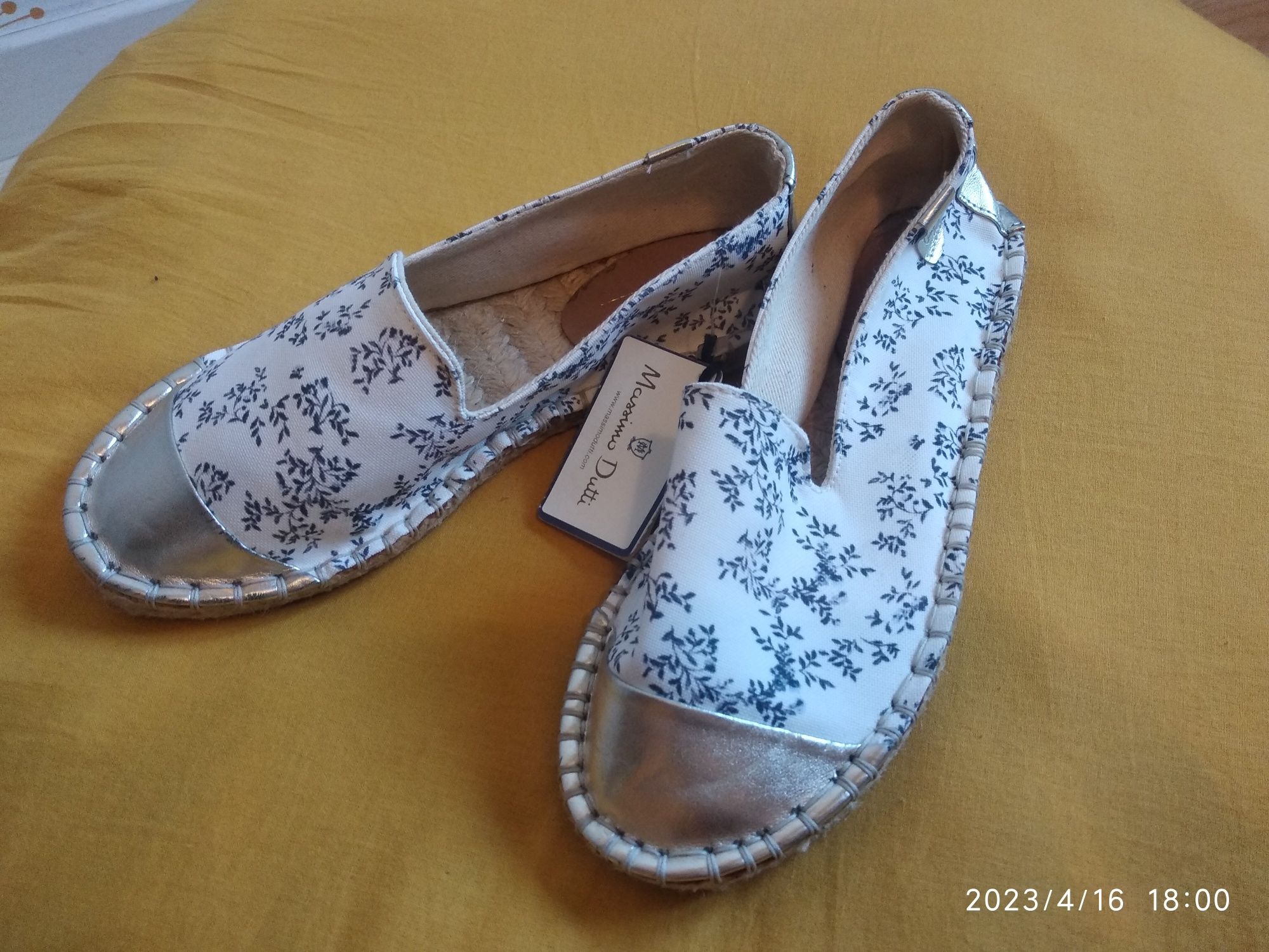 Espadryle dziewczęce Massimo Dutti nowe