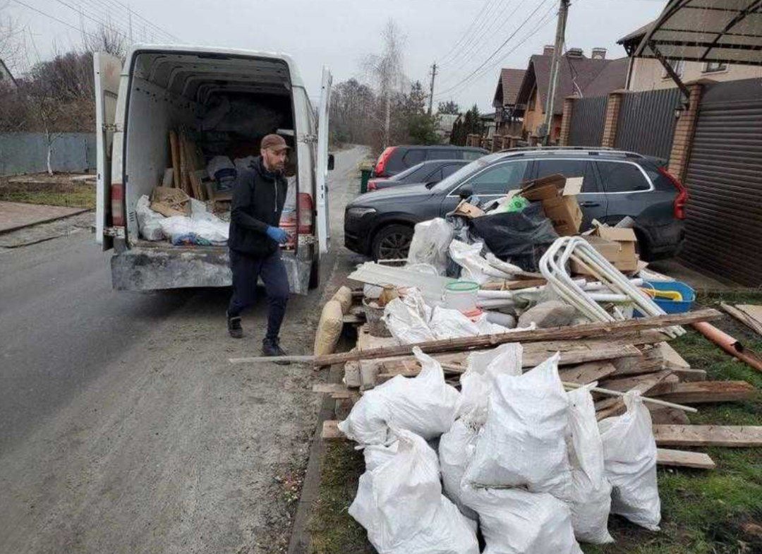 Вивіз будівельного сміття, вивіз хламу, вивоз мусора, вивезення мусора