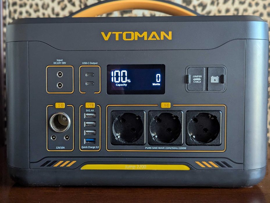 Качественная зарядная станция Vtoman 2200 (2.2 - 4.4 квт) Емкость 1548