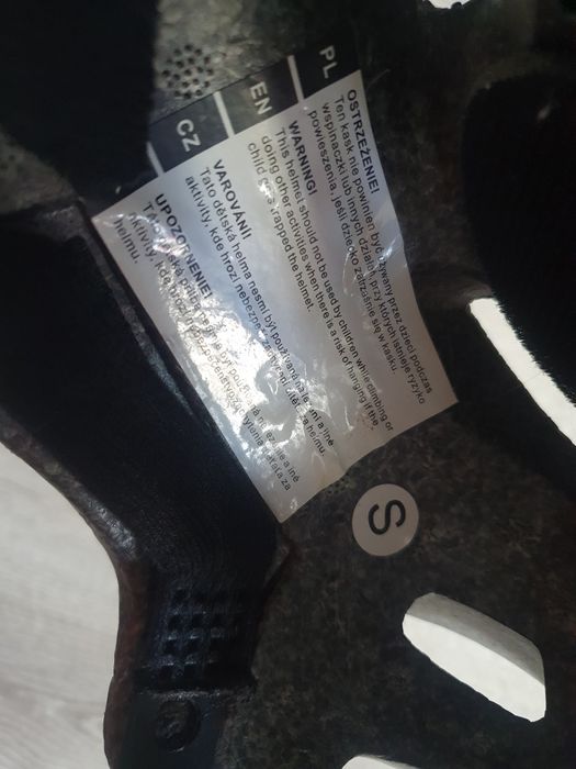 Kask na rower r S dla dziewczynki