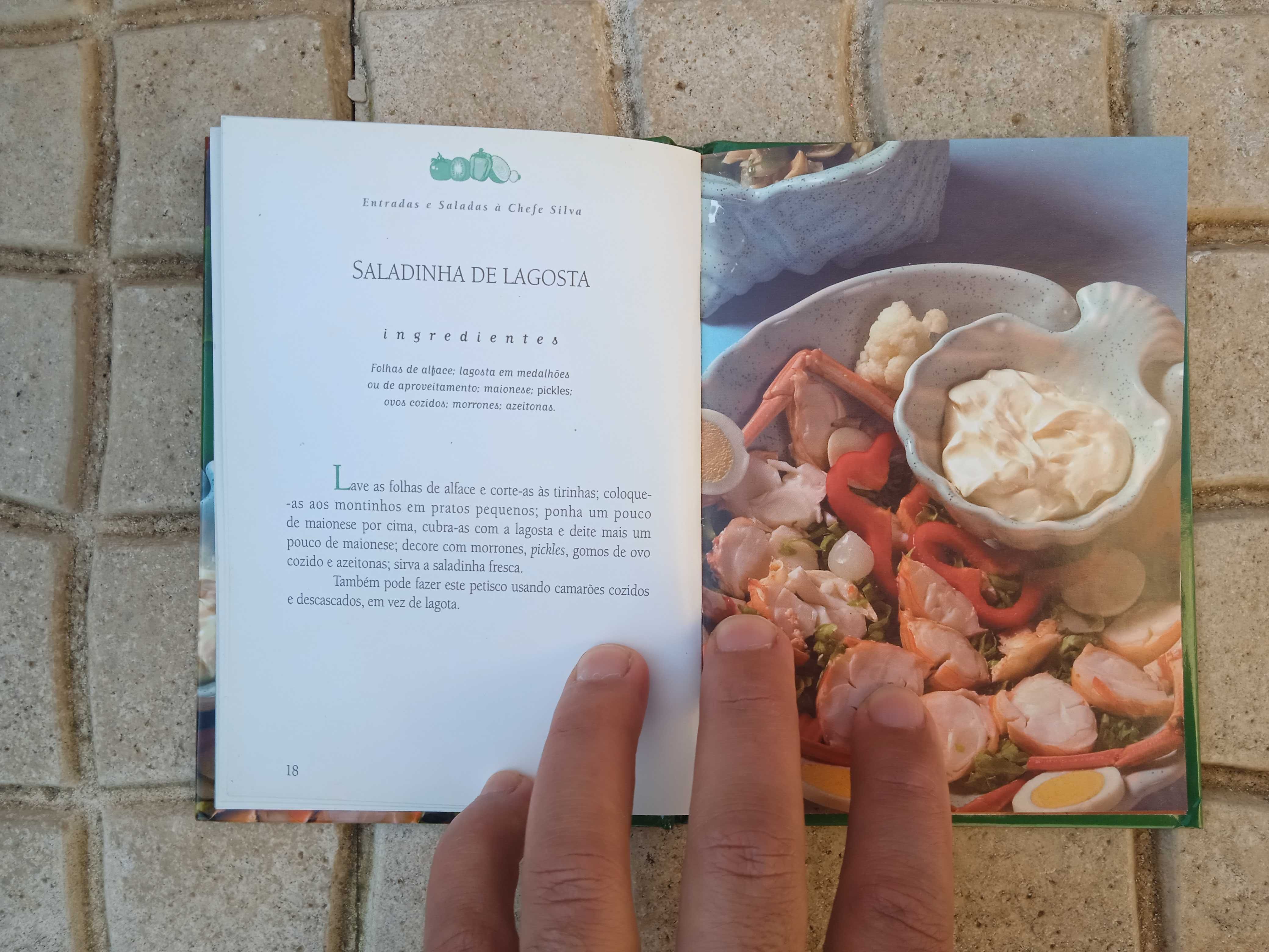 Livro - Entradas e Saladas à Chefe Silva