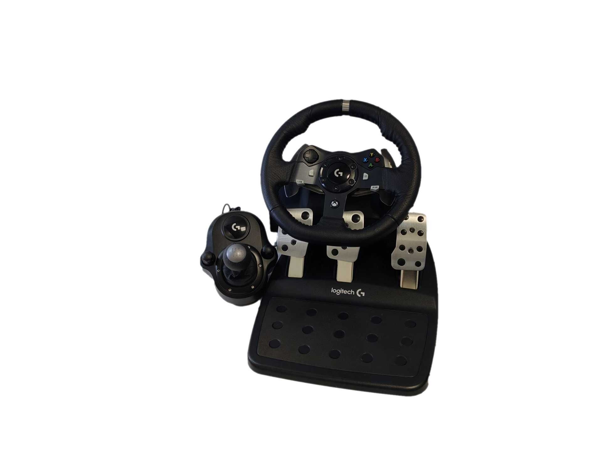 Kierownica LOGITECH G920 + Shifter do XBOX One S X oraz do komputera