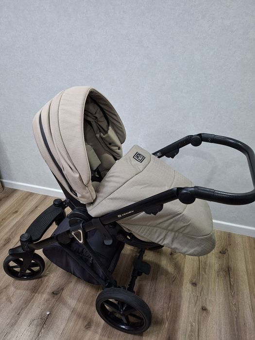 Коляска 2-в-1 та 3в1 Adamex Porto бежева