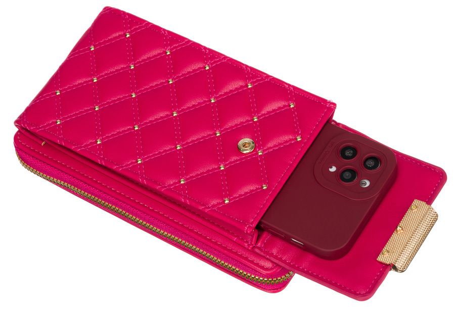 mini torebka-portfel damska ze skóry ekologicznej - 4u cavaldi