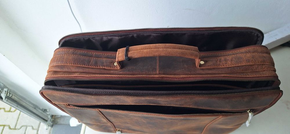 Torba na laptopa skórzana DONBOLSO San Francisco XL