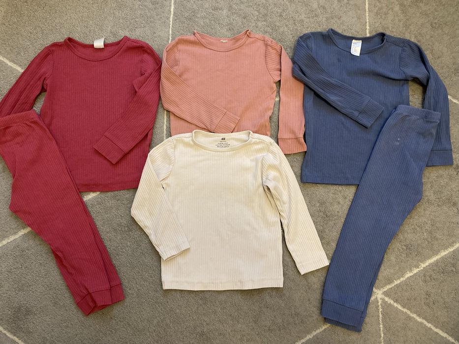 Duzy zestaw w prążek z h&m r.98