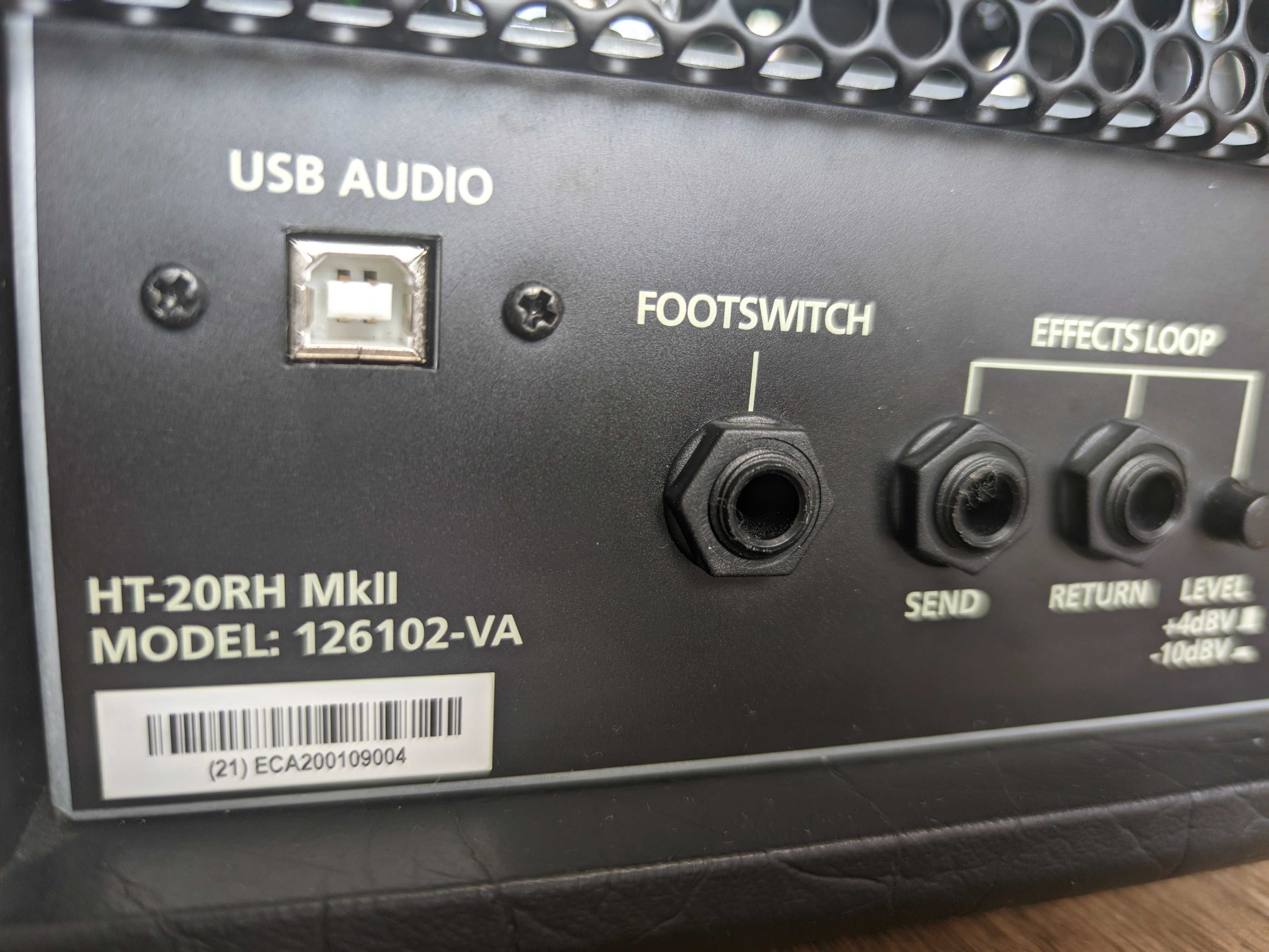 Wzmacniacz gitarowy lampowy Blackstar HT-20RH MKII  HEAD
