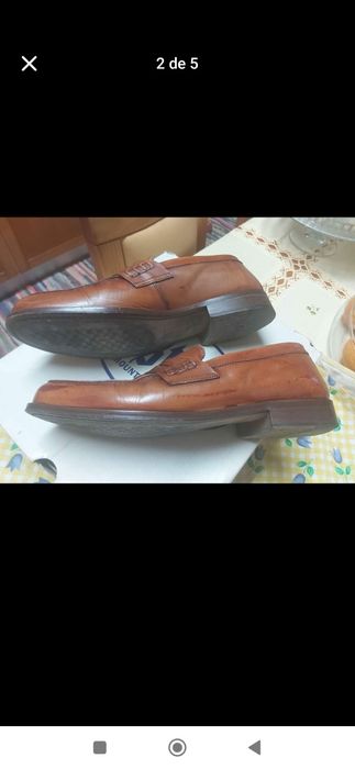 Sapatos em pele Del pierro n42