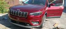 молдинг (накладка) бампера / губа Jeep Cherokee KL 19-