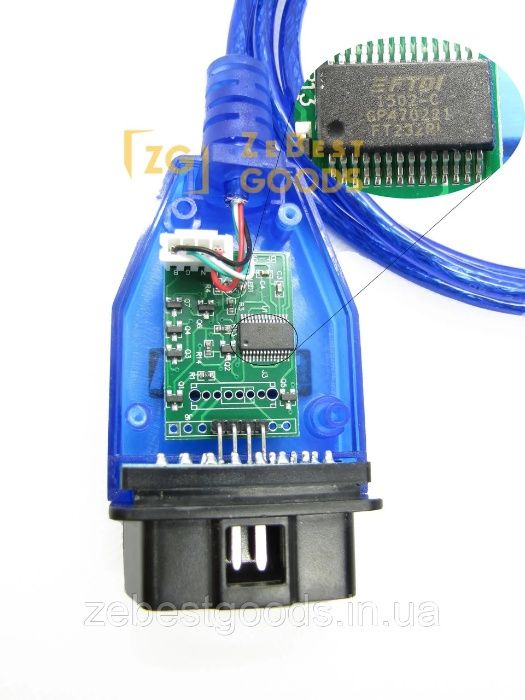 Диагностический автосканер USB KKL VAG-COM 409.1 чип FTDI