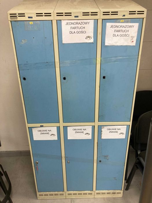 Szafka metalowa na ubrania