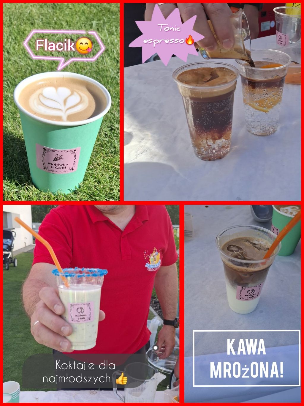 Dmuchańce, Popcorn, Wata cukrowa, Kawa z ręki Baristy