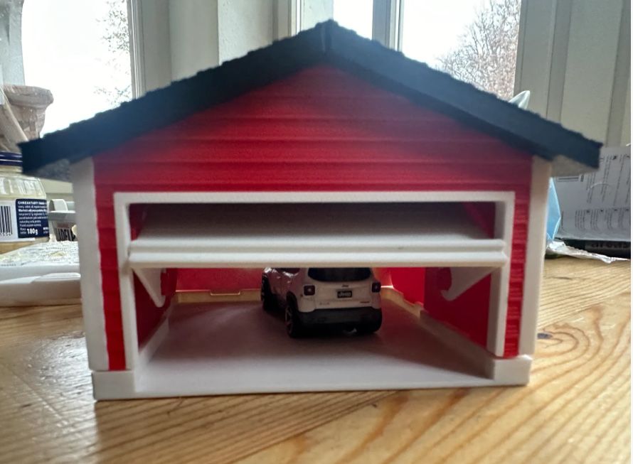 Makieta diorama garażu 1:64
