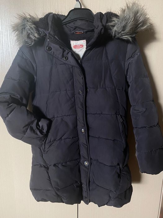 Grafitowa kurtka zimowa 128 Tape a l'oeil