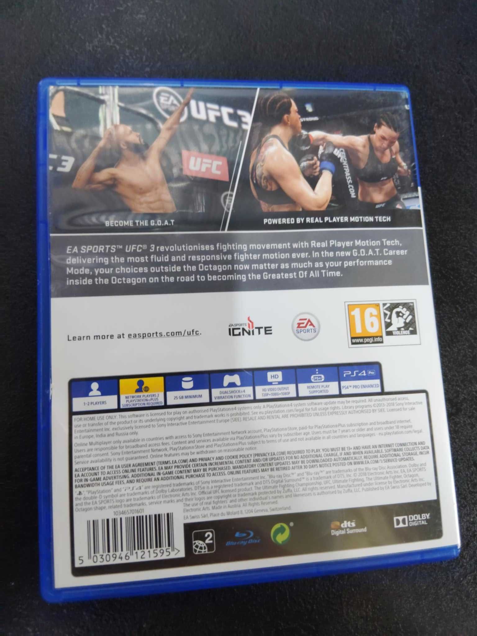 UFC 3 PS4 Polskie napisy są w grze