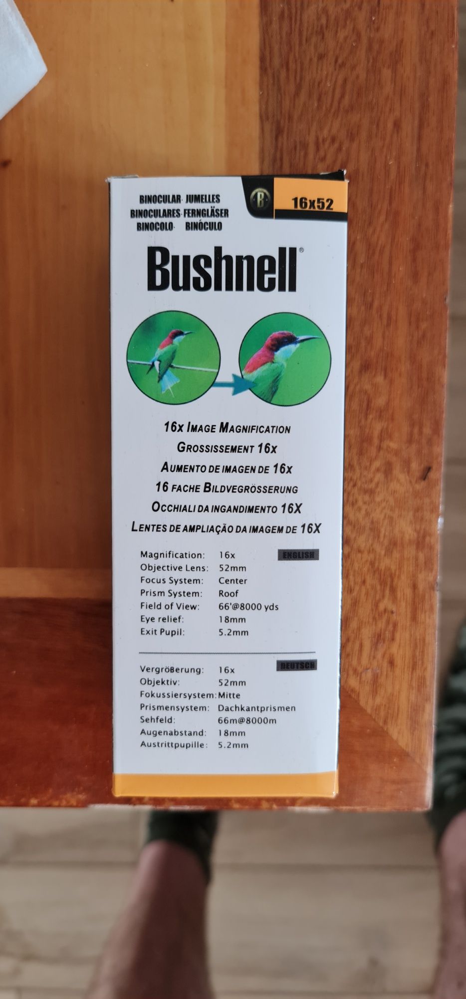 Монокуляр Bushnell 16x52 - 13-2401