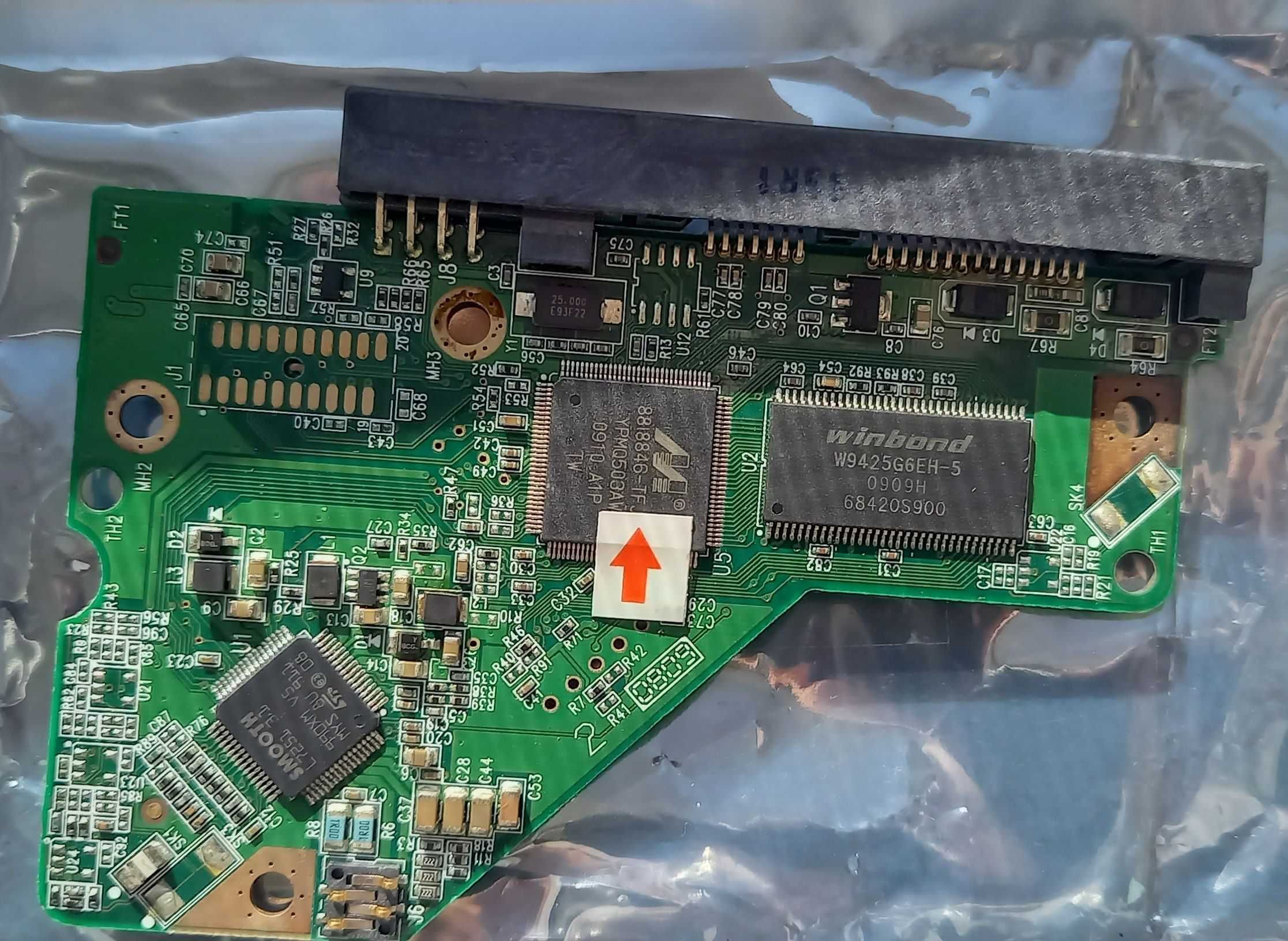 Плата контролер PCB WD 2060-701590-000 Rev.A та 2060-001159-006 Rev.A