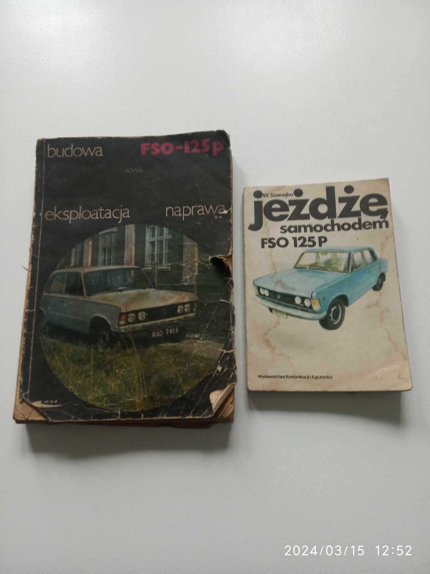 Książki Jeżdżę samochodem FSO  125 P + gratis