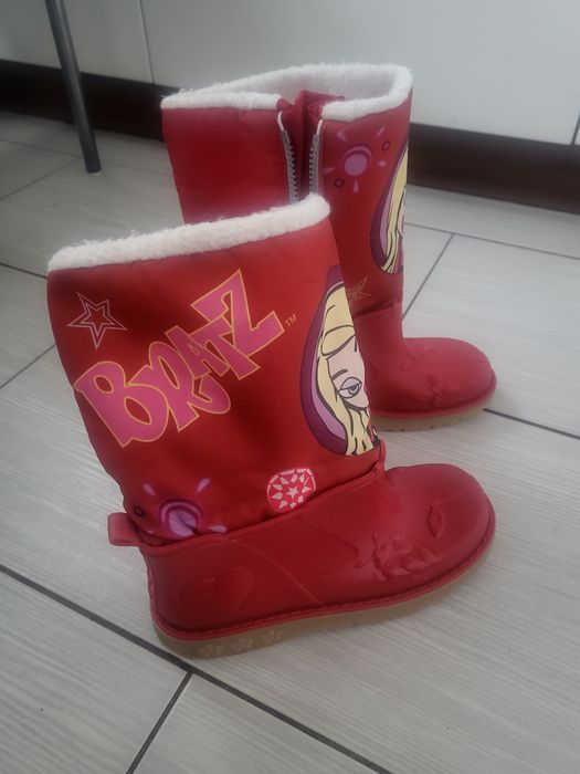 Kalosze Bratz   ocieplane polarkiem rozm 32-34 jak nowe