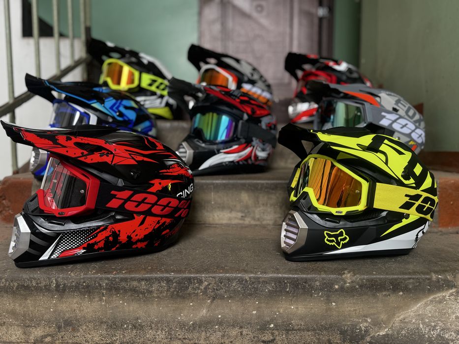 Мото шлем эндуро кроссовый