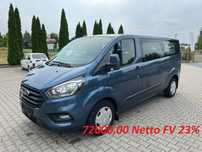 Ford Transit Custom L2H1 2.0 Automat 130KM 9 osób Bezwypadkowy