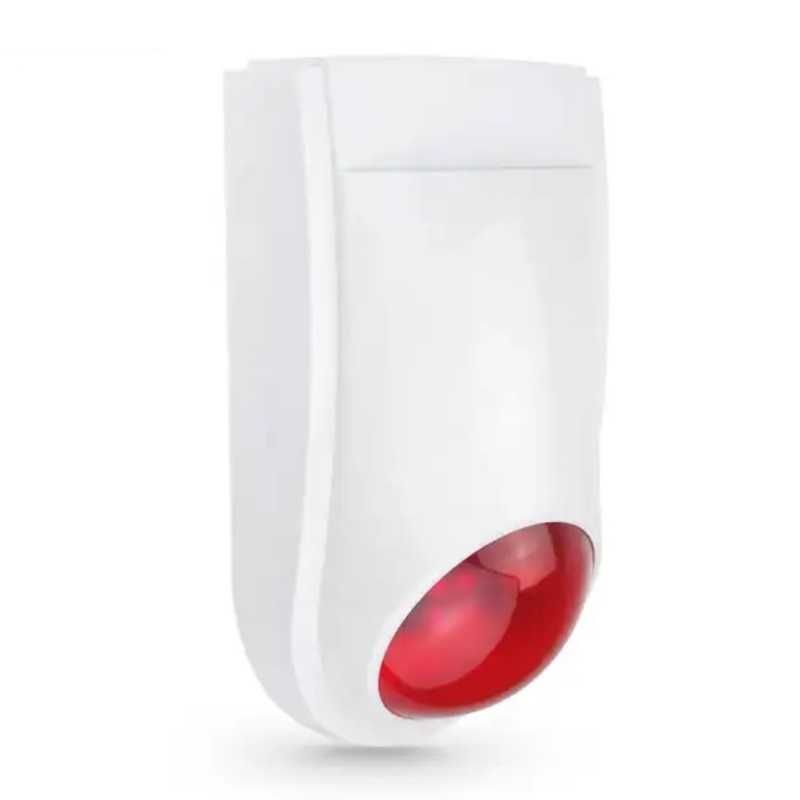 Bezprzewodowa Syrena Zewnętrzna Alarm 120Db 433Mhz