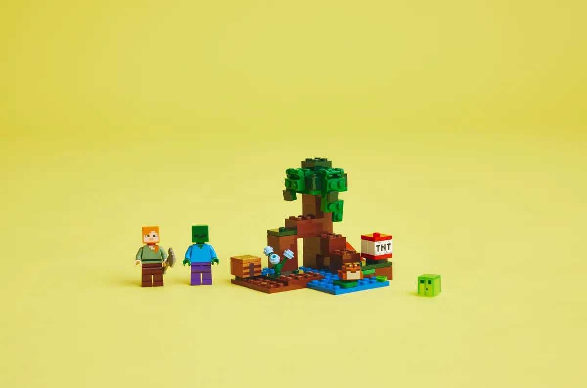 klocki LEGO Minecraft 21240 Przygoda na mokradłach idealne NA PREZENT!