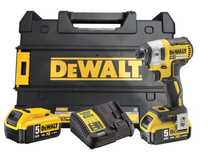 3-biegowa Akumulatorowa Zakrętarka Udarowa DeWALT 2x5,0Ah  DCF887P2-QW