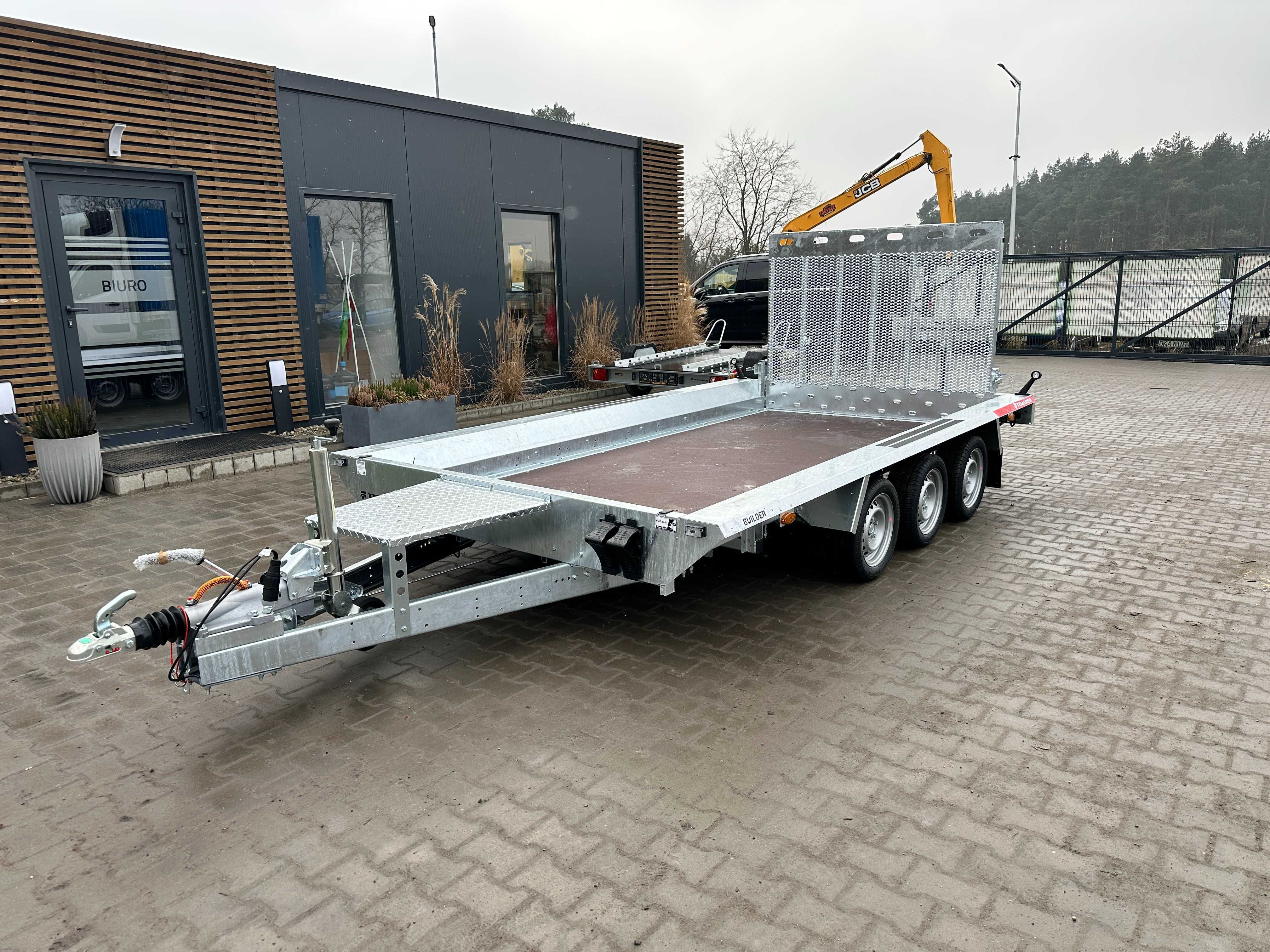 Przyczepa pod minikoparkę Temared BUILDER DMC 3,5T / 3T / 2,7T / 1,8T