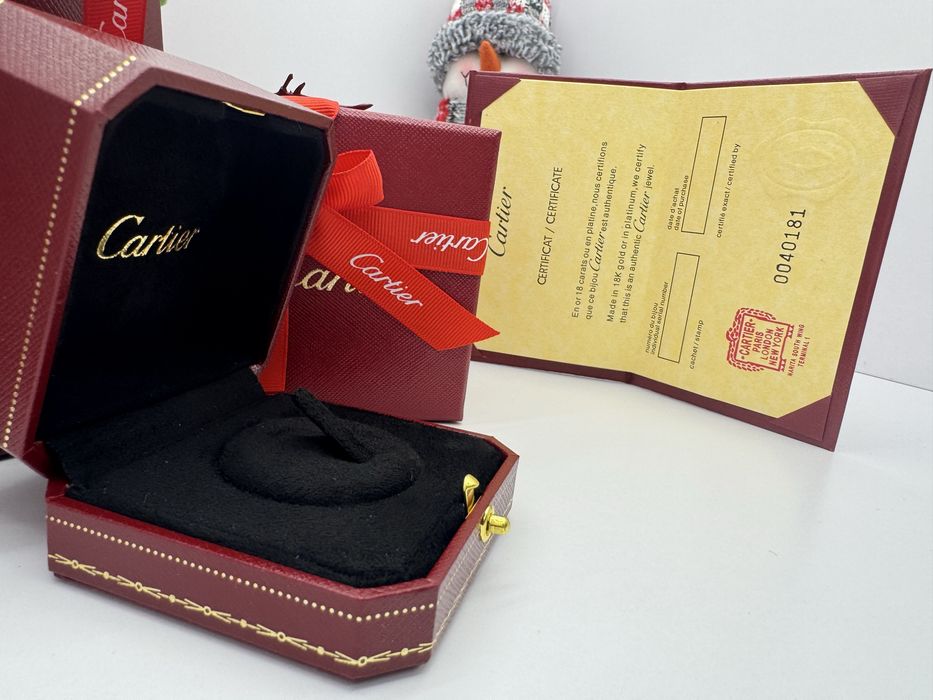 Упаковка под кольцо Картье Cartier люкс.Новая
