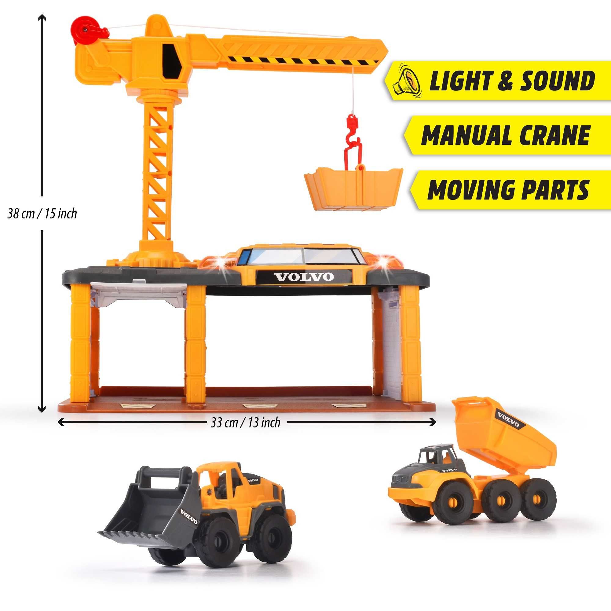 Ігровий набір "Вольво. Будівельна станція" зі зв. та св. еф., 3726009