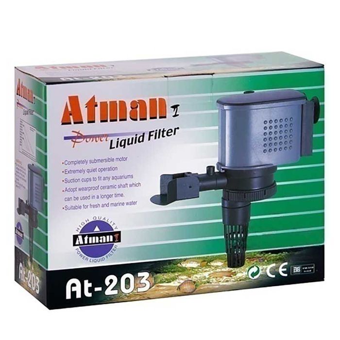 Фільтр акваріумний. Насос, помпа, голова Atman AT-203, 2000л/г