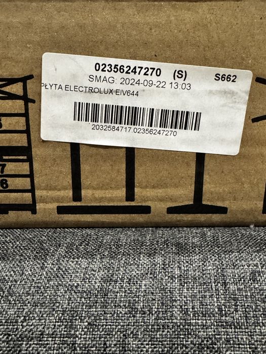 Płyta indukcyjna Electrolux EIV644 defekt