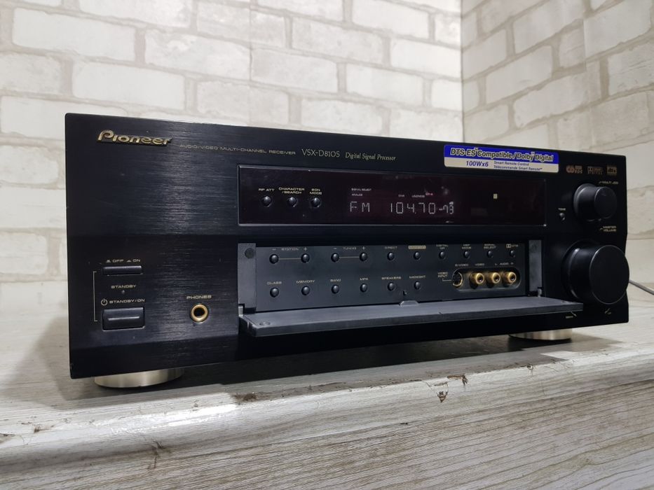 6.1 AV Ресивер PIONEER VSX-D810S, *6x100 Вт, б/у з Німеччини