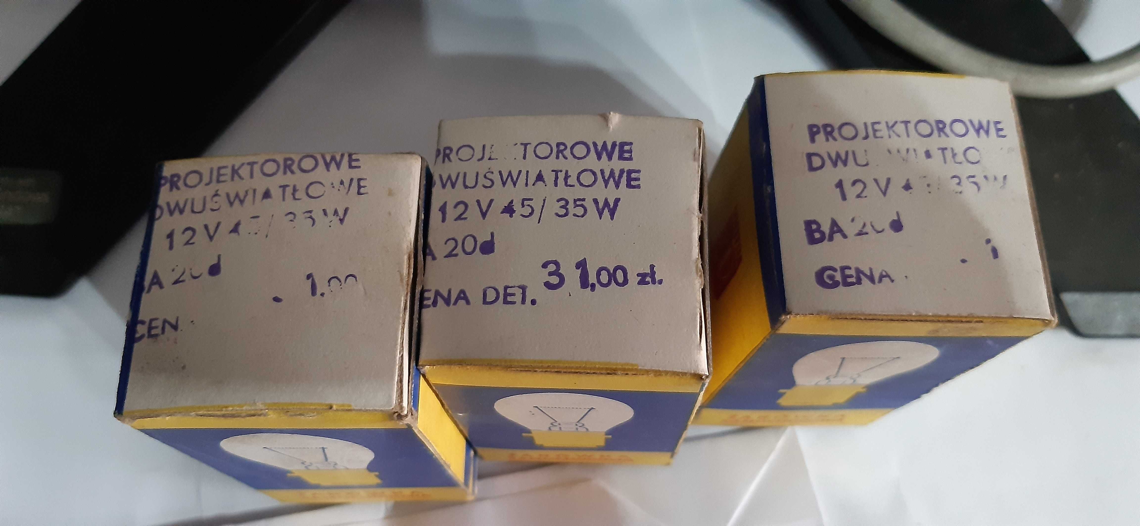 3 stare  nieużywane żarówki polam pabianice dla kolekcjonerów prl