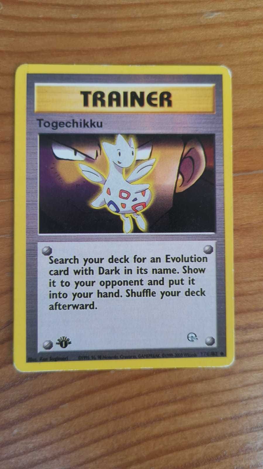 Cartas Pokemon - 1ª edição