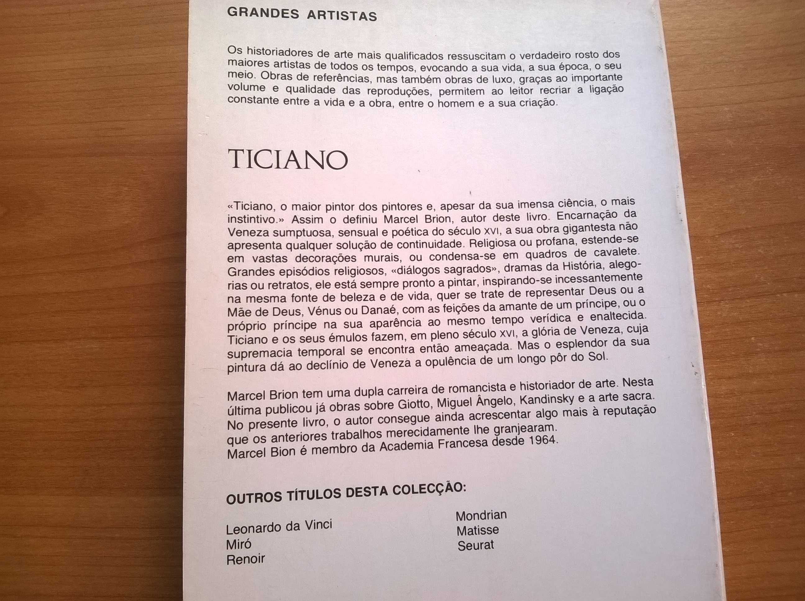 Ticiano - Marcel Brion (Grandes Artistas)